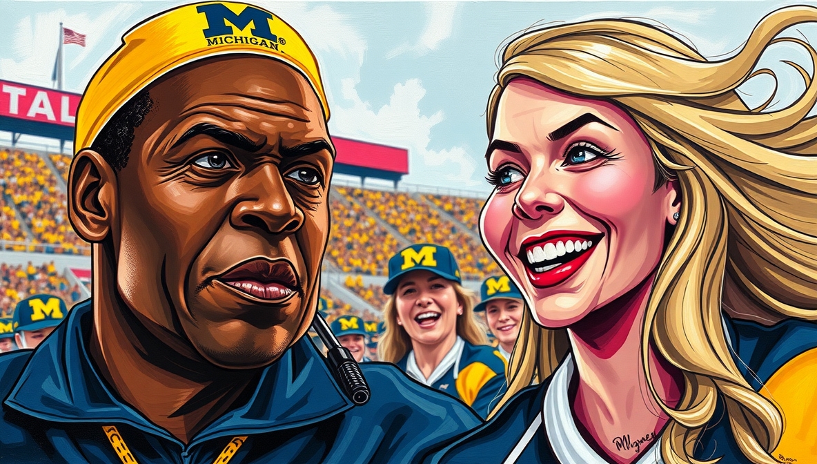 Sherrone Moore fired, Michigan football scandal, Paige Shiver, Michigan head coach, Sherrone Moore (4)